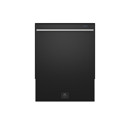 Forno Pozzo 24-Inch Built-In Tall Tub Top Control Dishwasher, Black, 49 dBA, Soil-Sensing Capable, ENERGY STAR