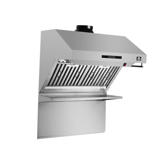 Forno Savona 30-Inch Wall Mount Range Hood, Baffle Filters, Backsplash Included