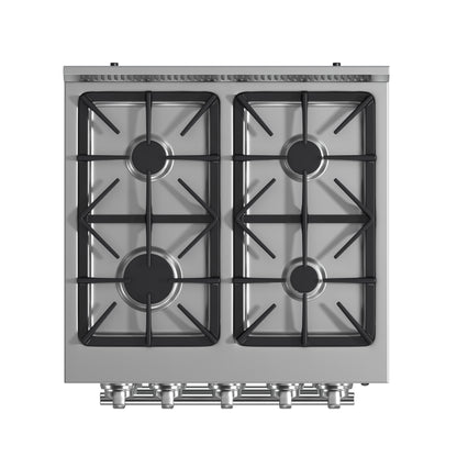 Forno Breno 24-Inch Freestanding Gas Range, Compact Design, Energy Efficient