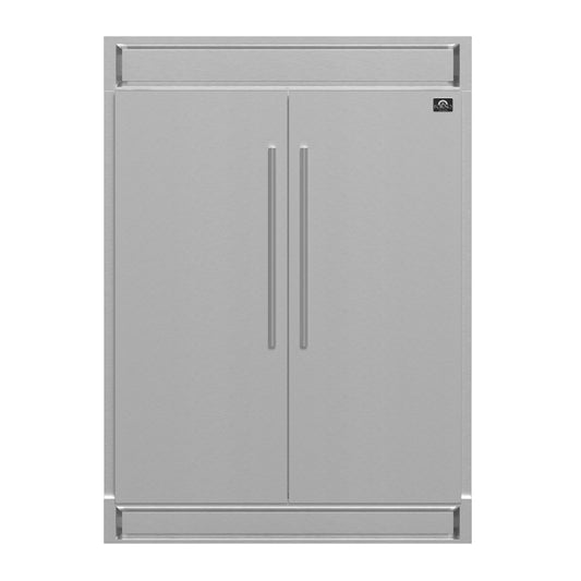 Forno Maderno 2-28-Inch Wide Convertible Refrigerator/Freezer, Decorative Trim, 27.2 cu.ft, 84-Inch High, ENERGY STAR Certified