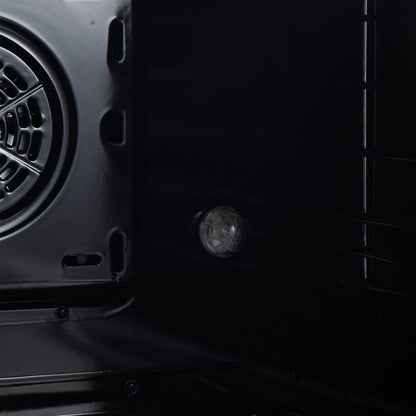 Forno Marco 30-Inch Dual Fuel Range, Stainless Steel, 4 Burners, 37,000 BTU, True Convection Oven, Energy Efficient