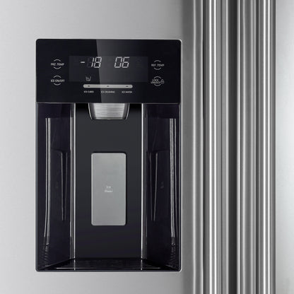 FORNO Premium 2-Piece Kitchen Bundle - Giovanni 30-inch Gas Range Stainless Steel, Forno Salerno 36" Side by Side Stainless Steel Refrigerator 20 cu.ft - FBDL-020-03CAUS