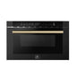 Forno Capoliveri Espresso 24-Inch Microwave Drawer, Black, 1.2 cu.ft, 1500 Watts, Built-In, Touch Control LCD Display, Auto-Touch Open/Close, 11 Power Levels, Sensor Cooking