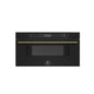 Forno Capoliveri Espresso 30-Inch Microwave Drawer, Black, 1.2 cu.ft, 1500 Watts, Built-In, Touch Control LCD Display, Auto-Touch Open/Close, 11 Power Levels, Sensor Cooking
