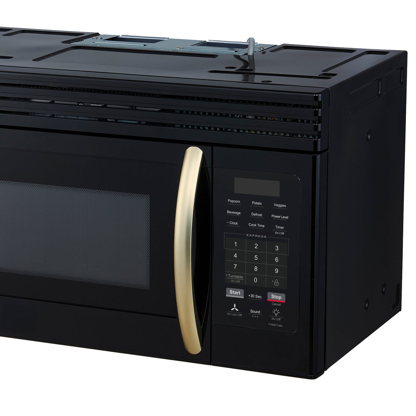 Forno Scalo 30-Inch Over the Range Microwave, Black – 1.6 cu.ft, 300 CFM Vent, Touch Control, LED Light