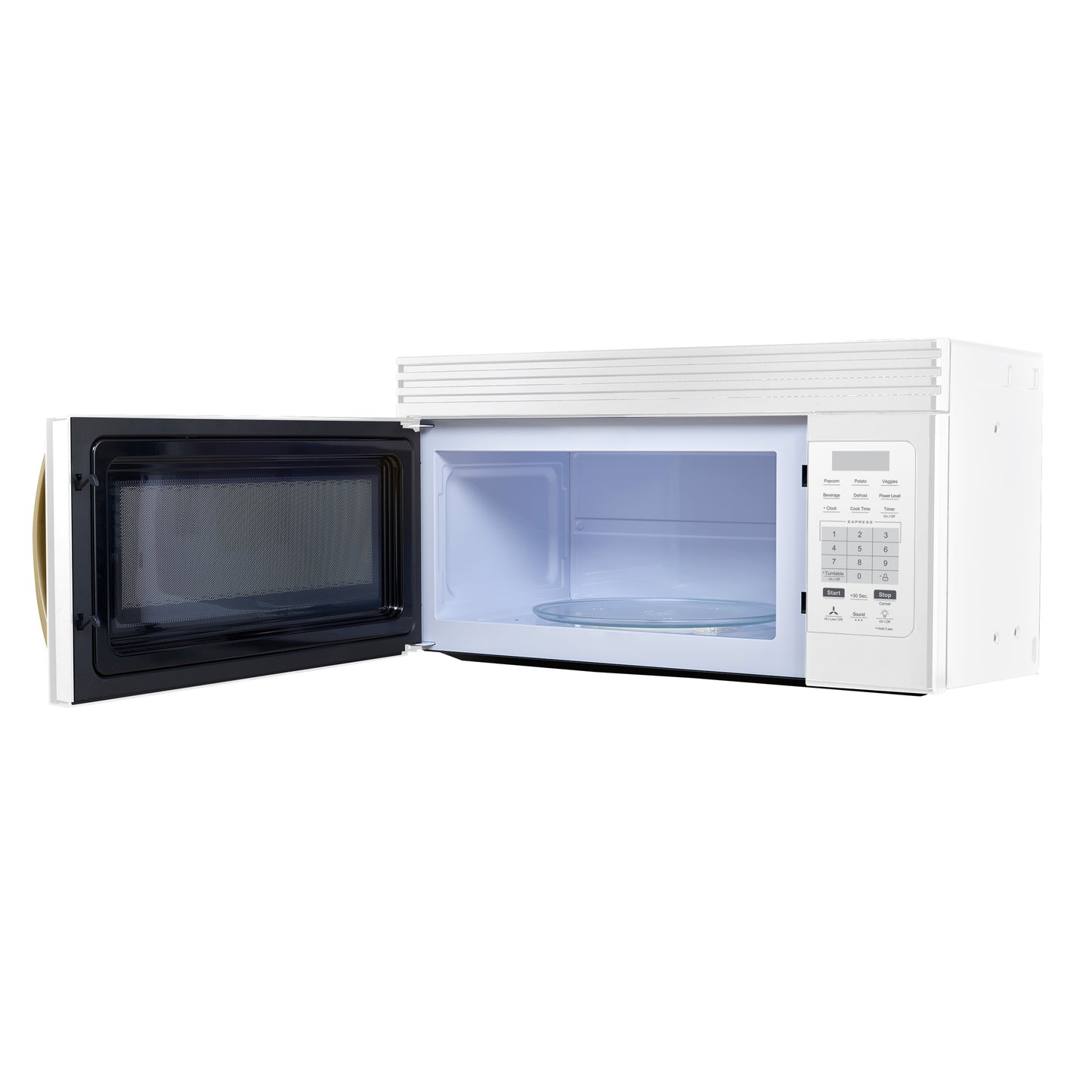 Forno Scalo 30-Inch Over the Range Microwave, White – 1.6 cu.ft, 300 CFM Vent, Touch Control, LED Light