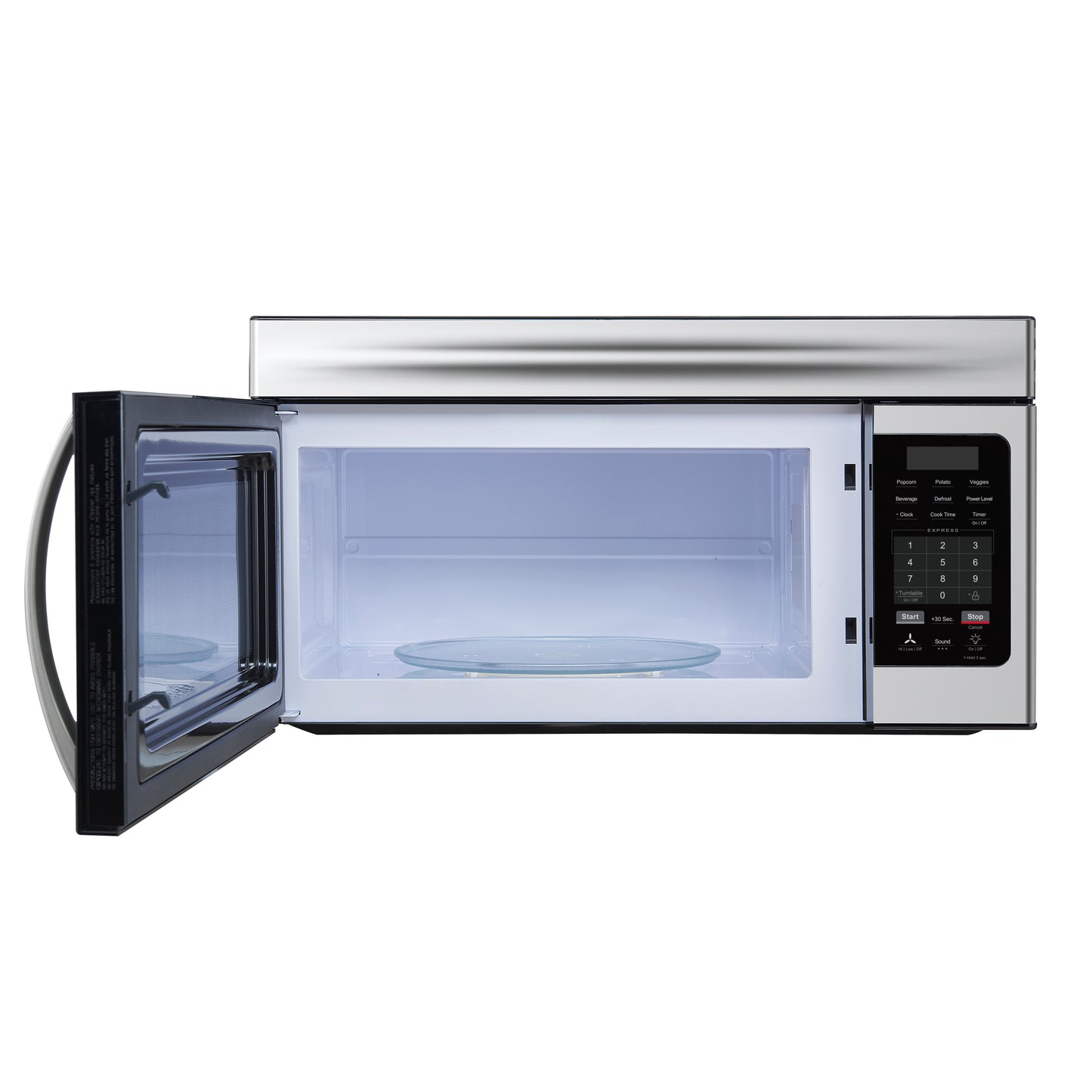 Forno Scalo 30-Inch Over the Range Microwave, Stainless Steel – 1.6 cu.ft, 300 CFM Vent, Touch Control, LED Light