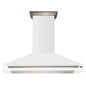 Forno Aria 60 Inch Wall-Mounted Range Hood in White