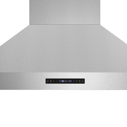 Forno Venezia 48 Inch Wall-Mounted Range Hood with Touch Controls and Baffle Filters