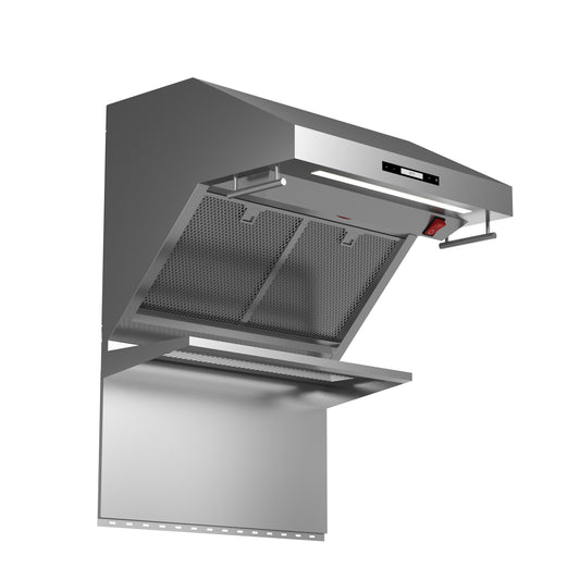 Forno Savona 30-Inch Wall Mount Range Hood, Hybrid Filters, Backsplash Included