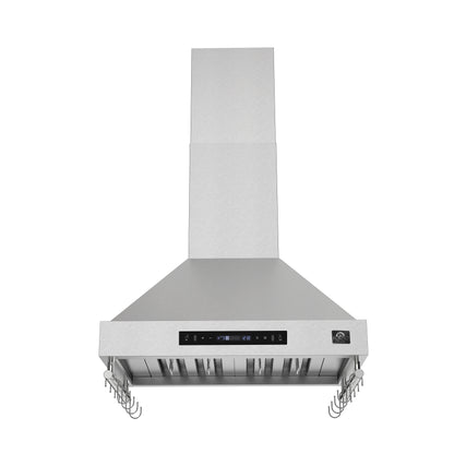 Forno Venezia 30 Inch Wall-Mounted Range Hood with Touch Controls and Baffle Filters
