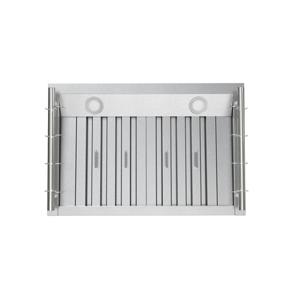 Forno Venezia 30 Inch Wall-Mounted Range Hood with Touch Controls and Baffle Filters