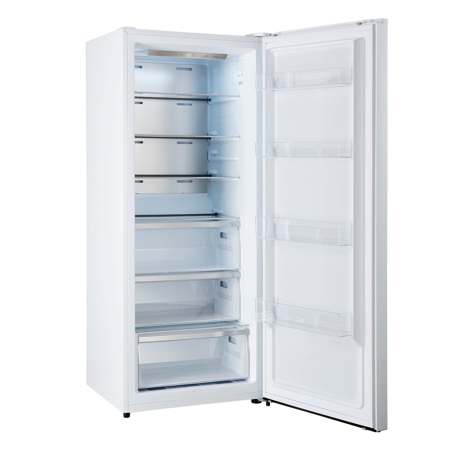Forno Maderno 2-28-Inch Wide Convertible Refrigerator/Freezer in White, Decorative Trim, 27.2 cu.ft, 84-Inch High, ENERGY STAR Certified