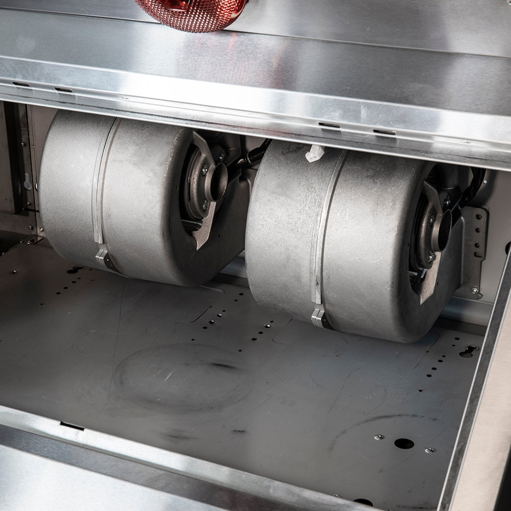 Forno Savona 48-Inch Wall Mount Range Hood, Baffle Filters, Backsplash Included